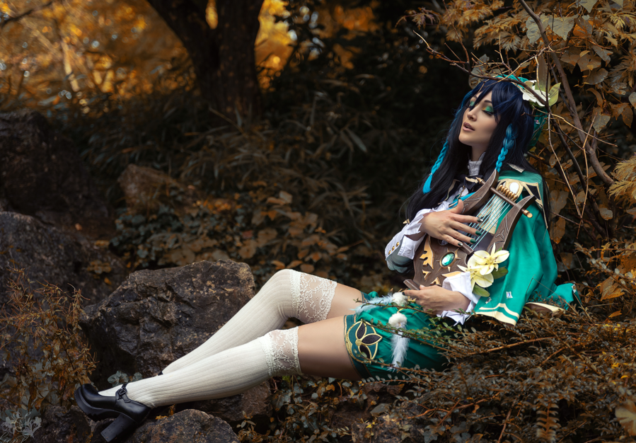 Genshin Impact: Venti (Signed A4 Print)