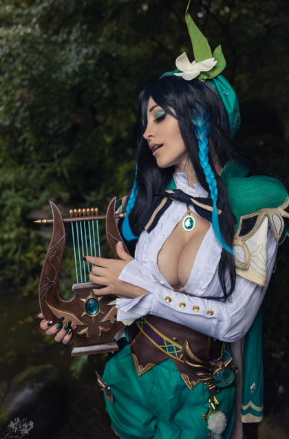 Genshin Impact: Venti (Signed A4 Print)