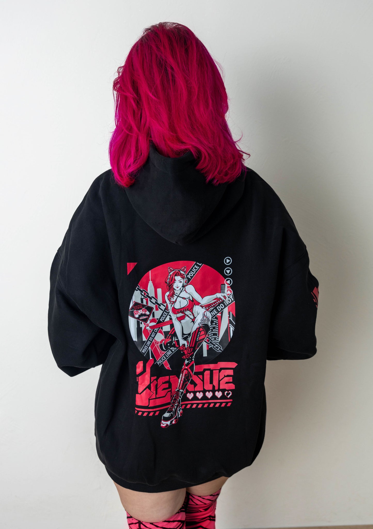 UNISEX Hoodie: Cyber / Gamer Girl