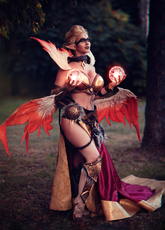 League of Legends: Exiled Morgana (Signed A4 Print)