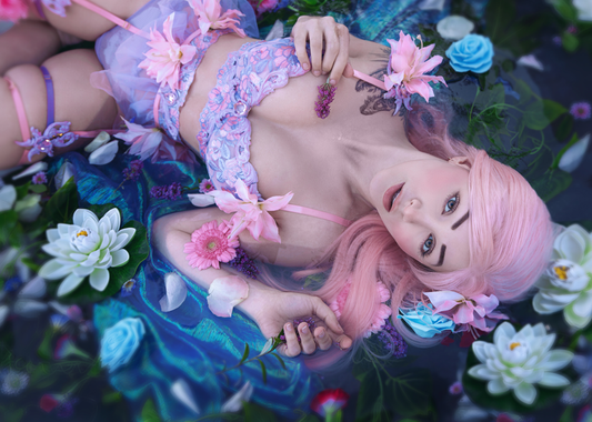 Casual: Flower Bath (Signed A4 Print)