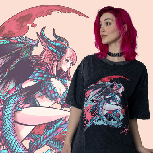 UNISEX T-Shirt: Dragon Moon